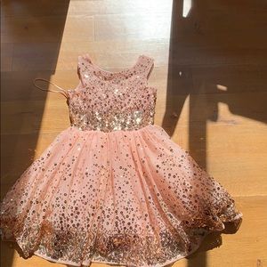 Pretty pink sequin dress